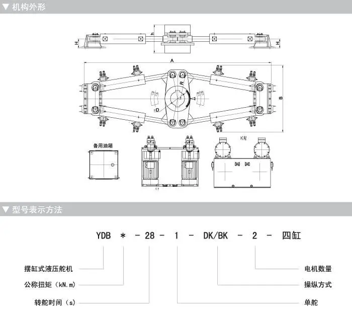 Piston Type steering gear specification 3 1